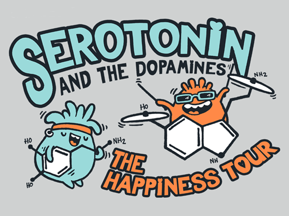 serotonin-dopamine-cortisol