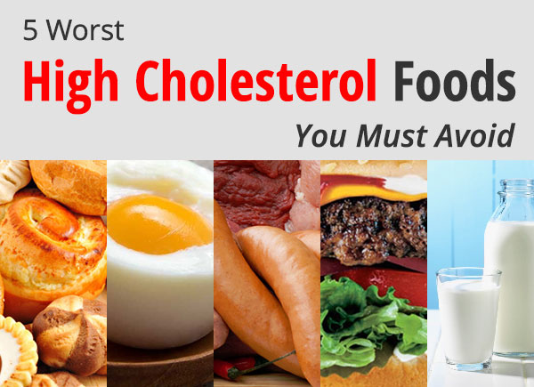 5 Worst High Cholesterol Foods You Must Avoid [Clinically ...