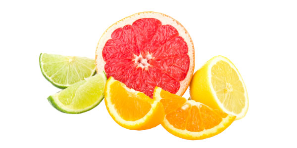 Grapefruit and lemons
